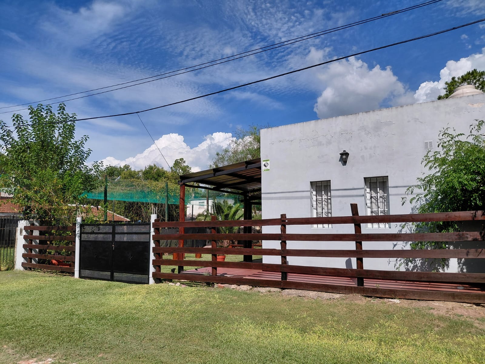 Vista lateral del espacio